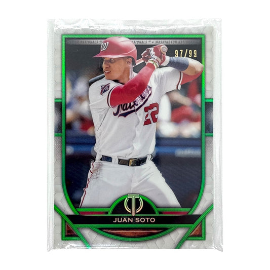 TOPPS MLBカード TRIBUTE JUAN SOTO WASHINGTON NATIONALS 97/99 #18 中古 IT1
