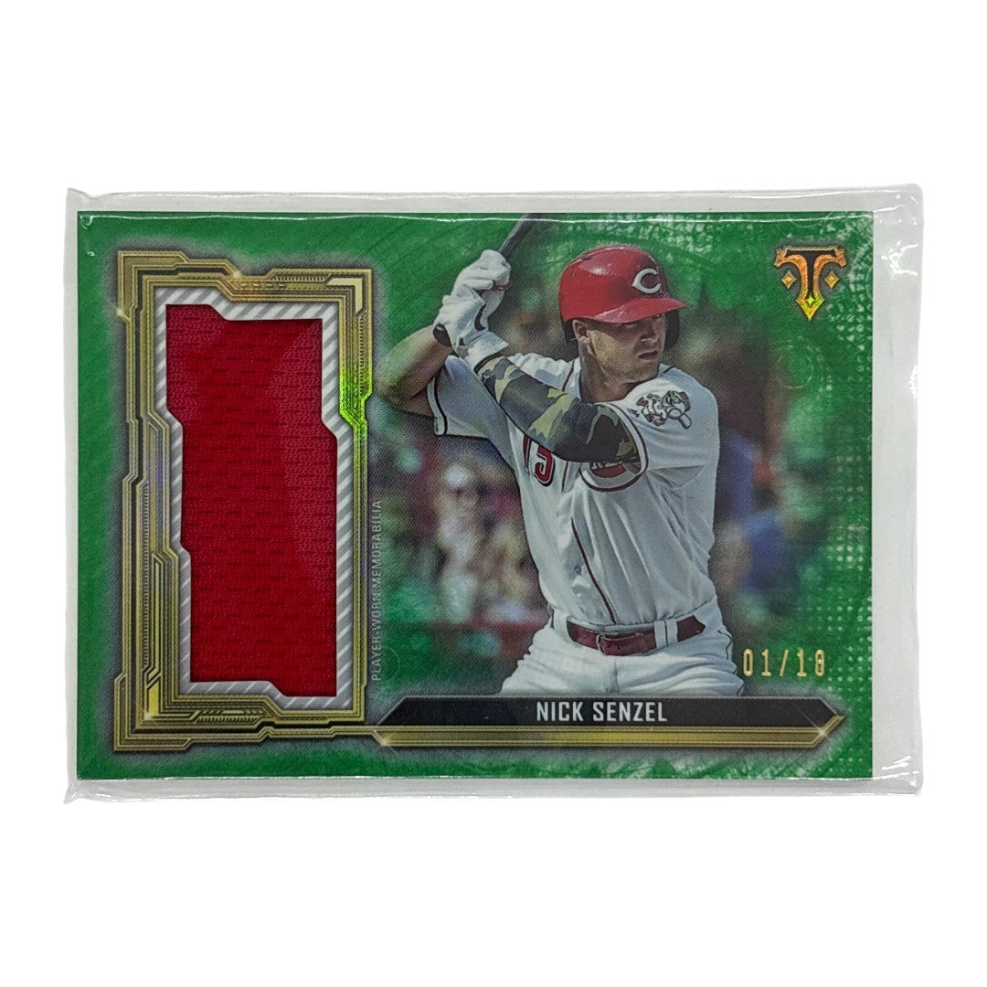 TOPPS MLBカード TRIPLE THREADS NICK SENZEL CINCINNATI REDS 01/18 #SJR-NSN 中古 IT1