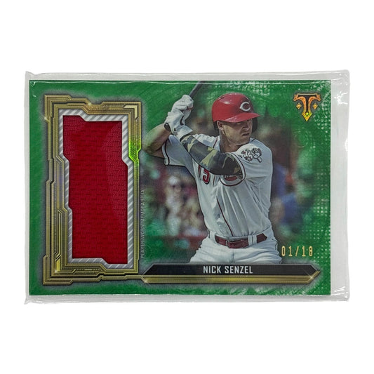 TOPPS MLBカード TRIPLE THREADS NICK SENZEL CINCINNATI REDS 01/18 #SJR-NSN 中古 IT1