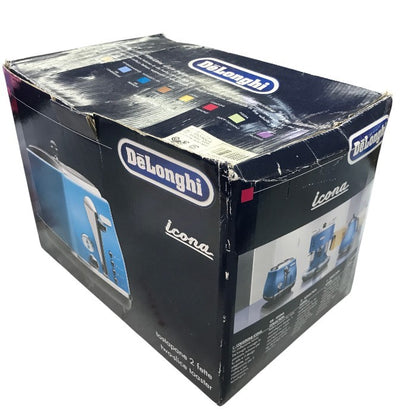 デロンギ ポップアップトースター アイコナ  10~4枚切パン対応 ブルー CTO2003J-B 中古 Y1