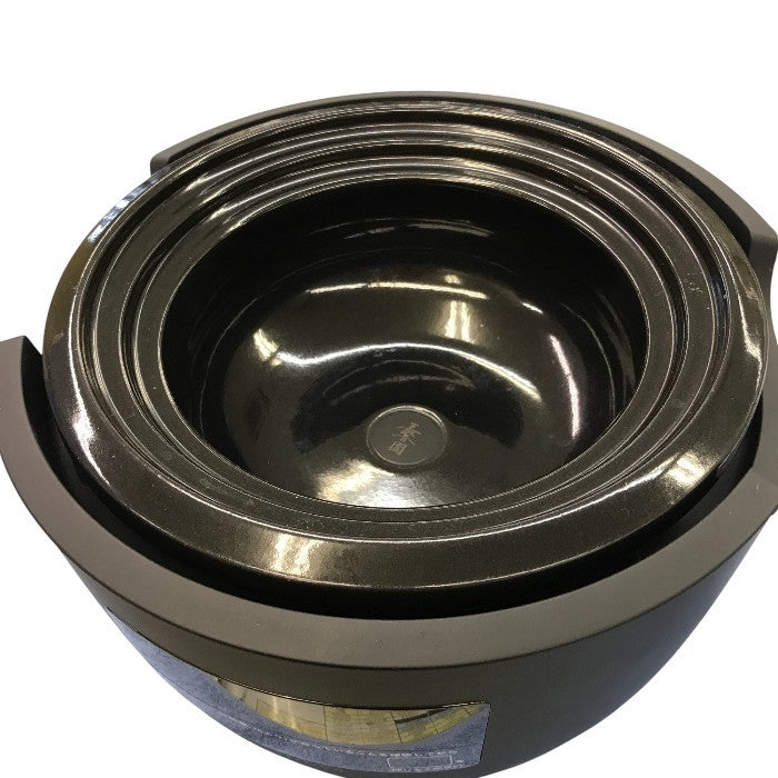 シロカ 全自動電気炊飯土鍋 長谷園×siroca かまどさん電気 炊飯器 SR-E111(K) 中古 Y1