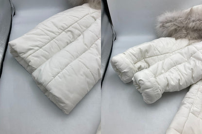 Blugirl Blumarine ブルーガール ブルマリン フォックスファー 中綿ジャケット LQ0214200 サイズ IT38 中古 D4