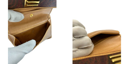 ETRO エトロ 二つ折り 財布 レディース ペイズリー柄 コンパクト 札入れ 小銭入れ 中古 W４