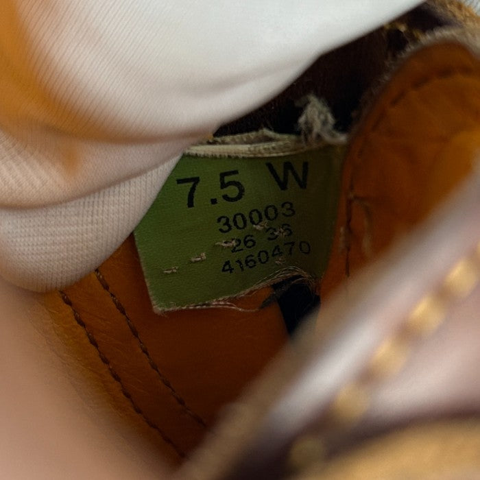 Timberland ティンバーランド 3EYE デッキシューズ 30003 7.5W(約25.5cm) 靴 革靴 シューズ メンズ レザー 中古 W４