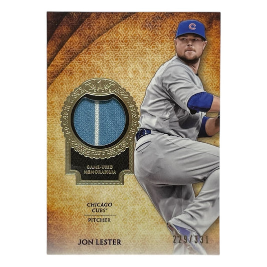 TOPPS MLBカード TIER 1 JON LESTER CHICAGO CUBS /331 #T1R-JL 中古 IT2