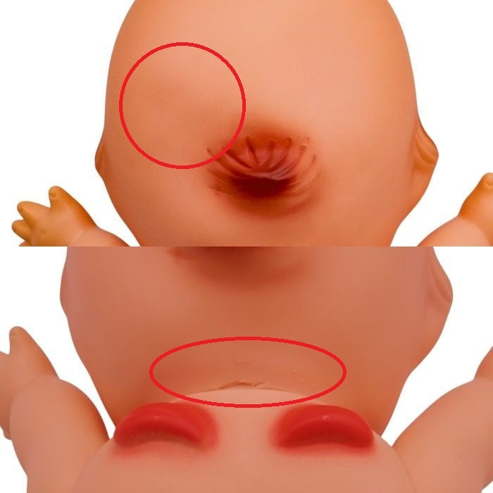 キューピー人形 全長約30cm 中古 a1