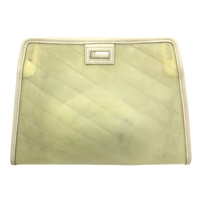 FENDI フェンディ ピーカブー ディフェンダー バッグカバー レディース ビニール レインカバー 半透明 アイボリー 7AR717 中古 T1