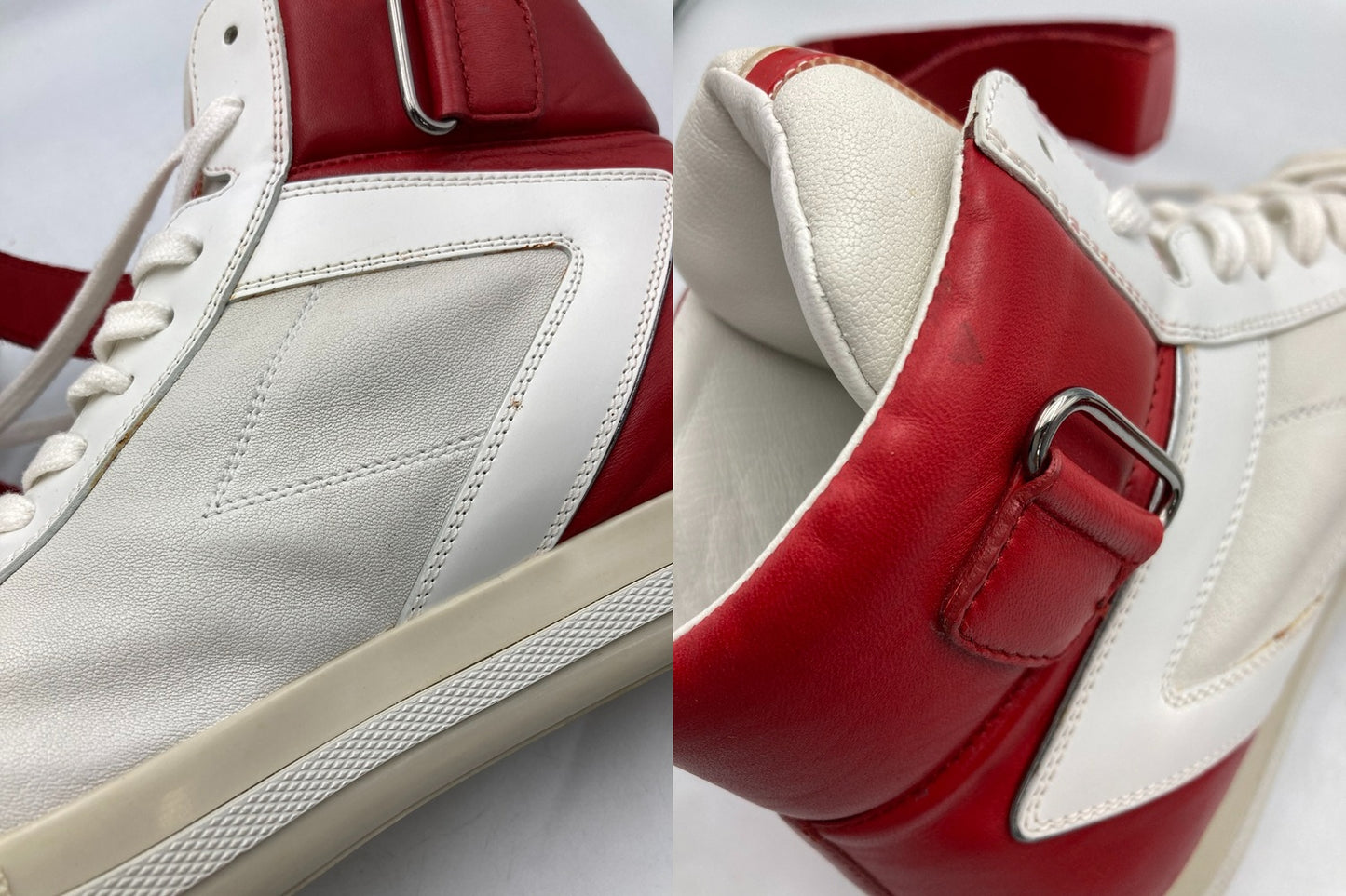 PRADA プラダスポーツ レザー ハイカットスニーカー 3T5743 サイズ37 1/2 レディース 中古 D4