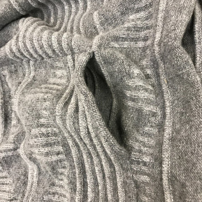 EMPORIO ARMANI エンポリオアルマーニ プルオーバーパーカー メンズ ウール フード グレー Sサイズ 中古 N1