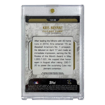 TOPPS MLBカード TIER ONE KRIS BRYANT CHICAGO CUBS /10 #T1A-KB 中古 IT1