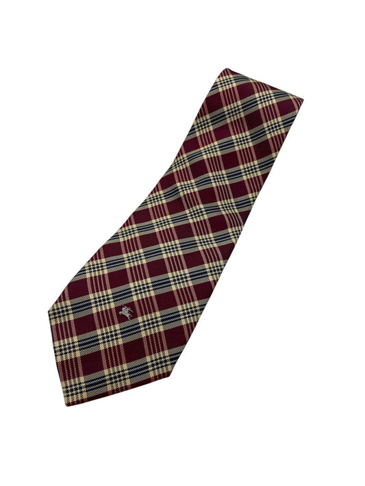 Burberry's バーバリーズ チェック柄 ネクタイ シルク100％ 中古 D4