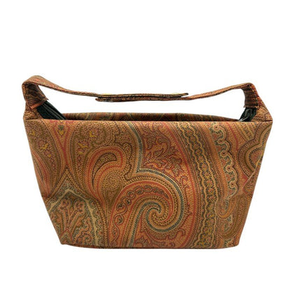 ETRO エトロ ペイズリー柄 バニティバッグ ハンドバッグ レディース ポーチ 総柄 中古 W４