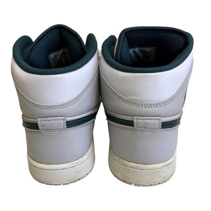 NIKE AIR JORDAN 1 MID SE white/oxdized green-sail fq7720-103 オキシダイズドグリーン 28cm ナイキ スニーカー 靴 シューズ メンズ 中古 W1