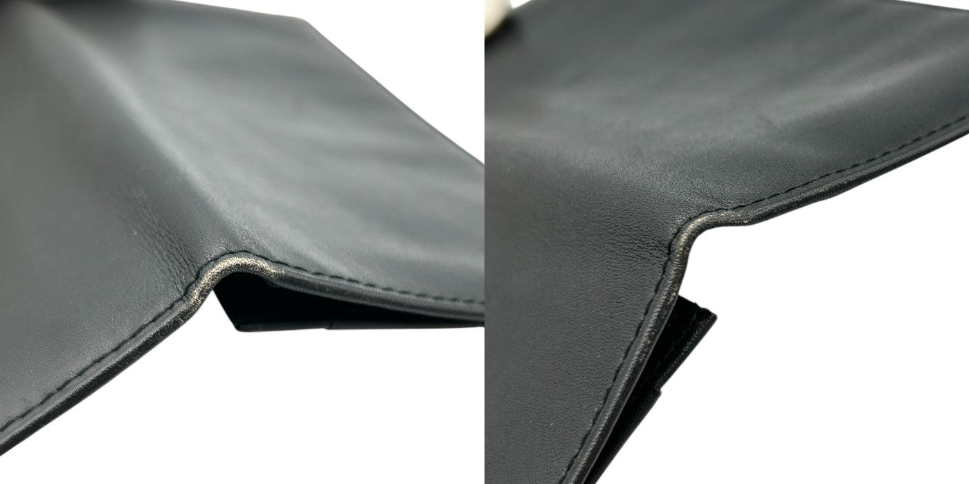 dunhill ダンヒル レザー 長札入れ 本革 ブランド メンズ 財布 カード入れ 中古 W４