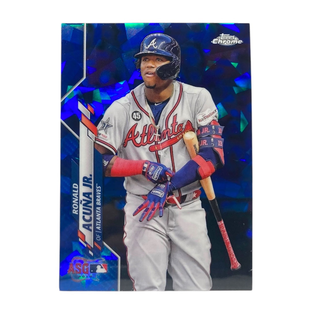 TOPPS MLBカード CHROME RONALD ACUNA JR. ATLANTA BRAVES #U-145 中古 IT2