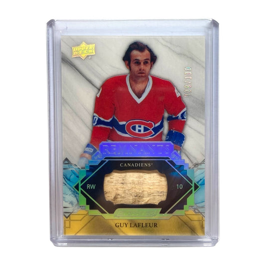 UPPER DECK NHLカード ENGRAINED GUY LAFLEUR CANADIENS 029/100 #R-GL 中古 IT2