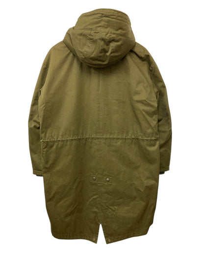 Mr.GENTLEMAN ミスタージェントルマン ボアモッズコート カーキ メンズ ML14F-CO01 中古 D4