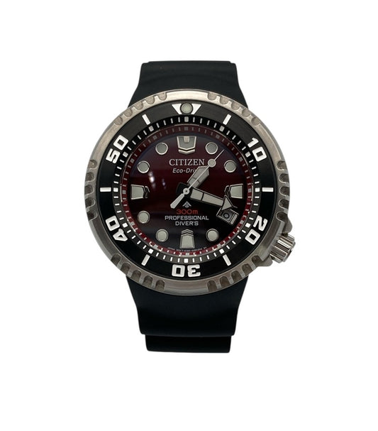 CITIZEN PROMASTER シチズン プロマスター MARINEシリーズ 光発電エコ・ドライブ プロフェッショナル ダイバー300M 腕時計 BN1024-01Z 中古 D4