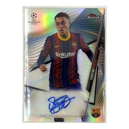 TOPPS サッカーカード FINEST SERGINO DEST BARCELONA #FA-SD 中古 IT1