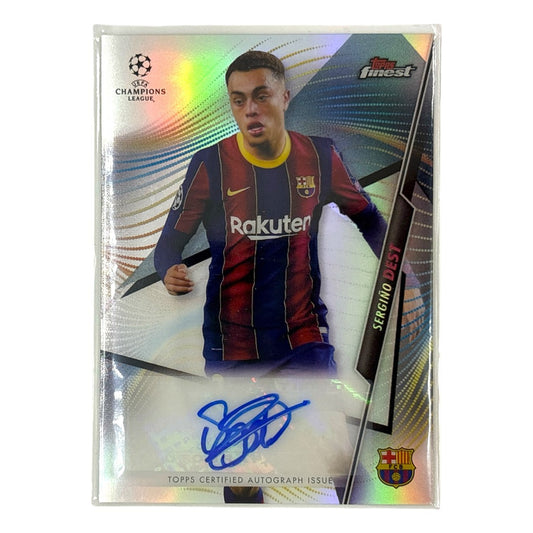 TOPPS サッカーカード FINEST SERGINO DEST BARCELONA #FA-SD 中古 IT1