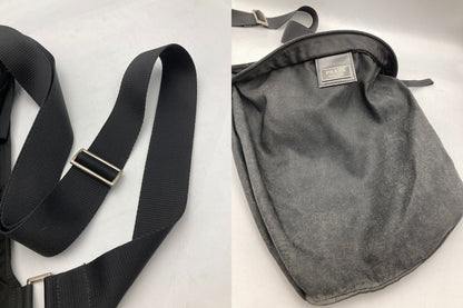 PRADA プラダ テスート 三角プレート ショルダーバッグ 中古 D4