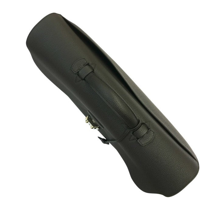 HERMES エルメス サックアデペッシュ ブリーフケース メンズ ビジネスバッグ 書類ケース シルバー金具 ブラック 中古 T1