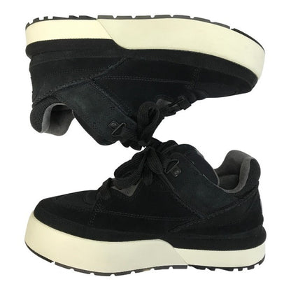 UGG アグ GOLDENCUSH スニーカー レディース スウェード/メッシュ ローカット 厚底 ゴールデンクッシュ ブラック 24.0cm 1152719 中古 T1