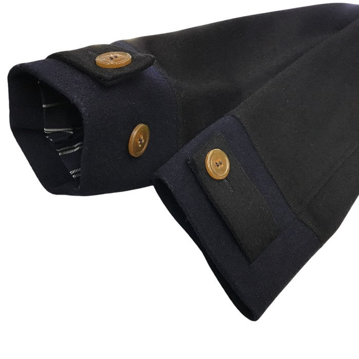 Vivienne Westwood MAN ヴィヴィアンウエストウッドマン ピーコート メンズ ナポレオン ウール ブラック/ネイビー 46サイズ VW-MH-78707 中古 T1