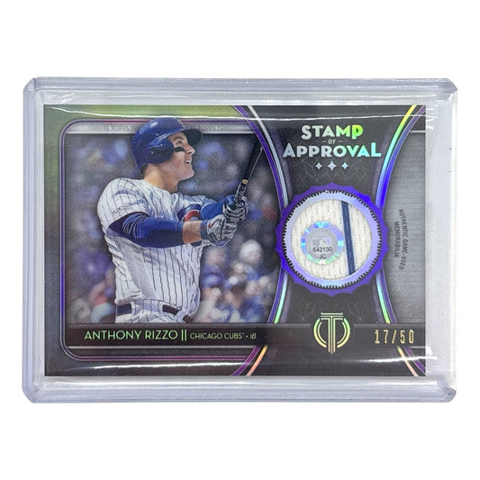 TOPPS MLBカード TRIBUTE ANTHONY RIZZO CHICAGO CUBS 17/50 #SOA-AR 中古 IT1