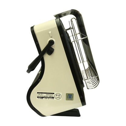 イワタニ カセットガスストーブ ブラック/ホワイト 速暖 持ち運び簡単 屋内専用 ガスボンベ CB-STV-EX 中古 T1