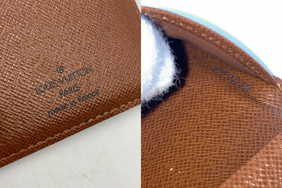LOUIS VUITTON ルイヴィトン モノグラム ポルトカルトクレディ 円 長財布 札入れ M60825 中古 D4