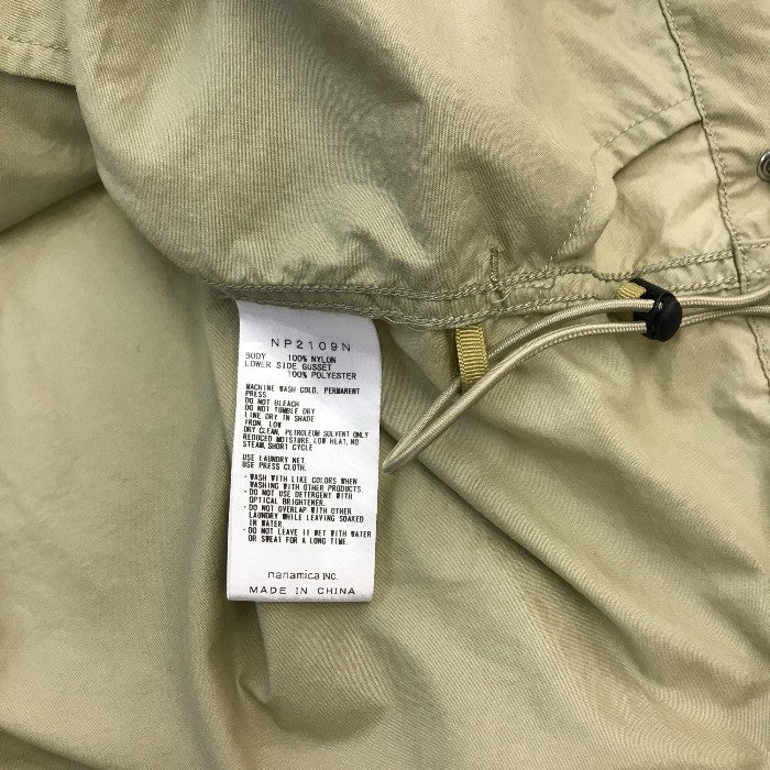 THE NORTH FACE PURPLE LABEL マウンテンフィールド H/S プルオーバー メンズ ナイロン フード ナナミカ ベージュ Sサイズ NP2109N 中古 T1