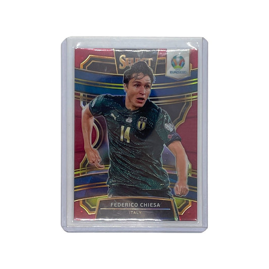 PANINI サッカーカード SELECT UEFA EURO PRIZM TERRACE FEDERICO CHIESA ITALY 068/165 #4 中古 IT1