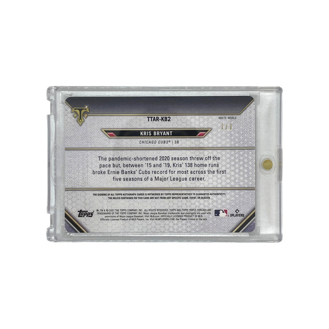 TOPPS MLBカード TRIPLE THREADS KRIS BRYANT 1/1 #TTAR-KB2 中古 IT1