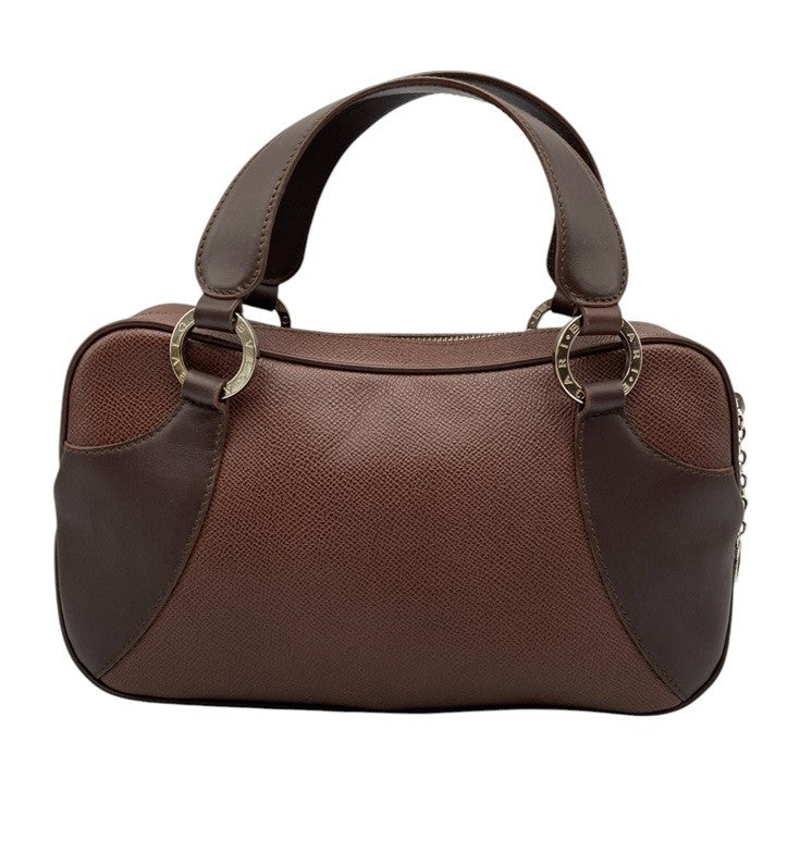BVLGARI ブルガリ レザー ハンドバッグ romane small 中古 D4