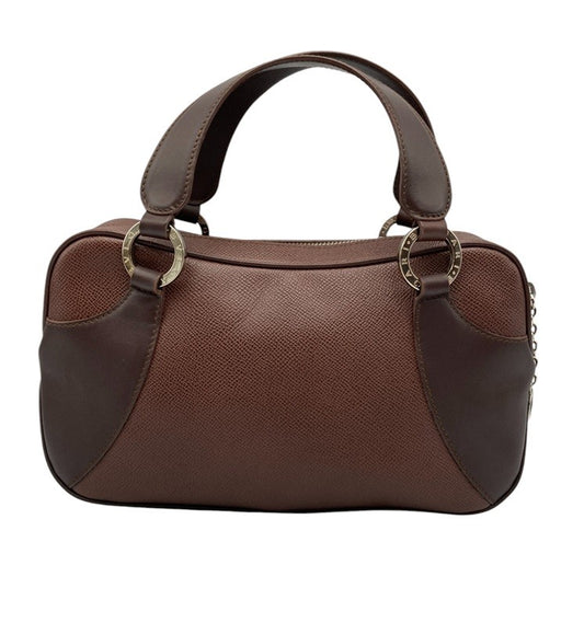 BVLGARI ブルガリ レザー ハンドバッグ romane small 中古 D4