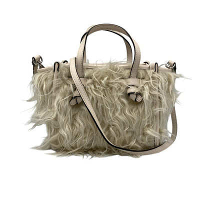 GIANNI CHIARINI ジャンニキアリーニ ミス マルチェッラ エコファー 2WAY ショルダーバッグ 中古 D4