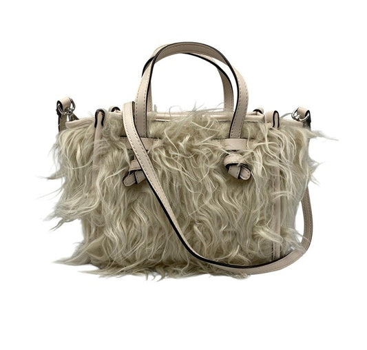 GIANNI CHIARINI ジャンニキアリーニ ミス マルチェッラ エコファー 2WAY ショルダーバッグ 中古 D4