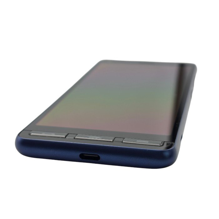 KYOCERA 京セラ かんたんスマホ2 スマートフォン A001KC 32GB ネイビー 本体 お年寄り スマホデビュー android アンドロイド 中古 W４