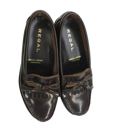 REGAL リーガル 靴 メンズ オールシーズン ローファー ダークブラウン 24cm 中古 M1