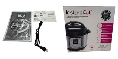 インスタントポット 電気圧力鍋 DUO Mini ISP1001 キッチン家電 蒸し料理 おかゆ 肉料理 中古 W４