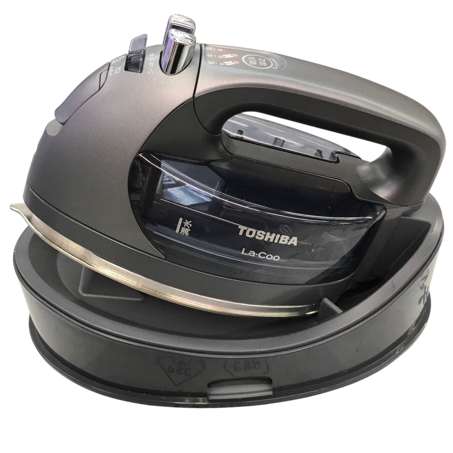 東芝 TOSHIBA コードレススチームアイロン ラクル La・Coo ラクー ブラックスチール TA-FDX960(K) 中古 Y1
