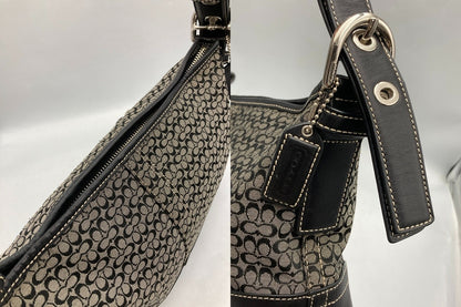 COACH コーチ ミニシグネチャー 2WAY ショルダーバッグ F10945 中古 D4