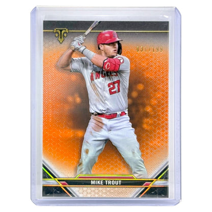TOPPS MLBカード TRIPLE THREADS MIKE TROUT ANGELS /199 #1 中古 IT1