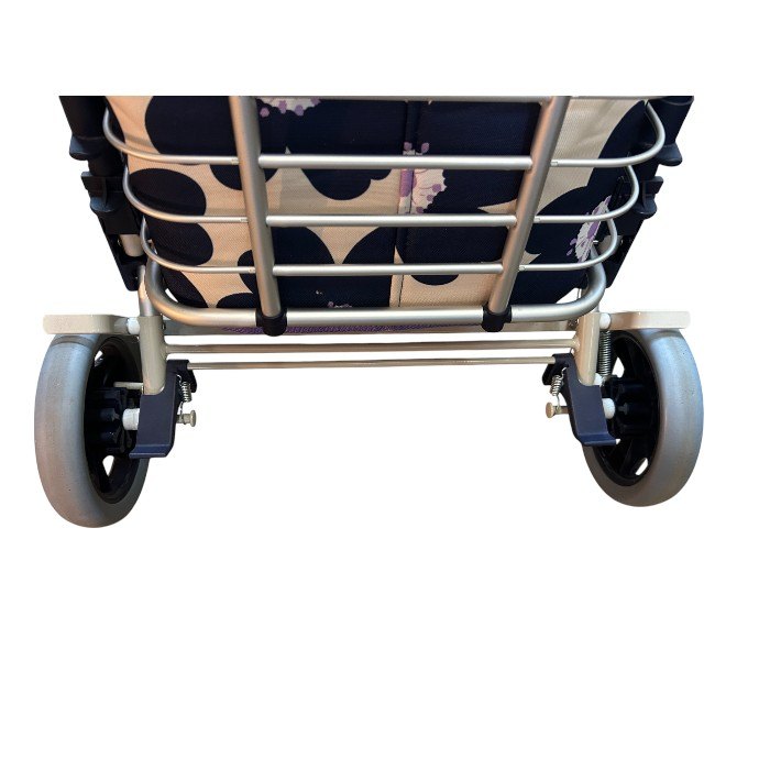 ユーバ産業 アルミワイヤー ショッピングカート マイバッグ カート 買い物 折りたたみ 中古 W４