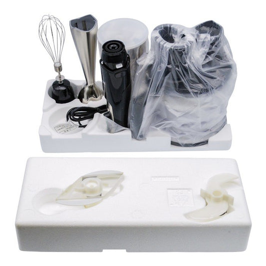 DeLonghi デロンギ BRAUN ハンドブレンダー マルチクイック7 ブラック/シルバー MQ775 中古 a1