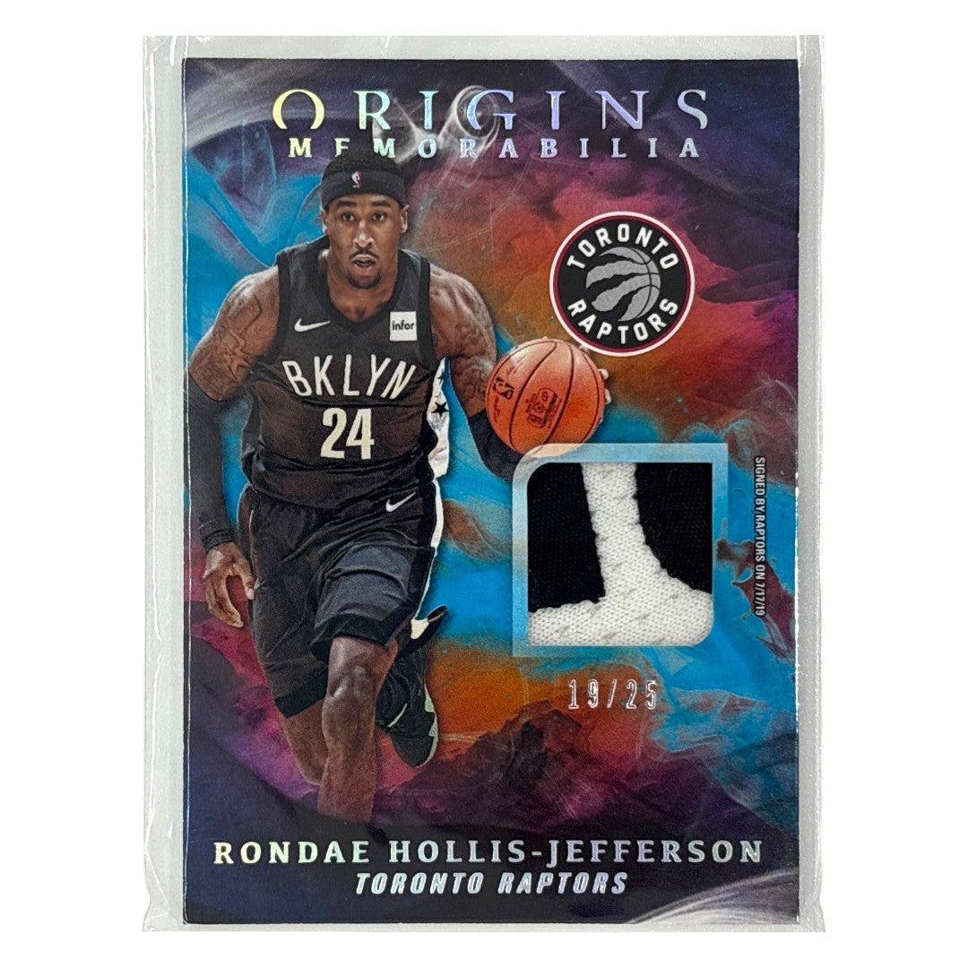 PANINI NBAカード ORIGINS RONDAE HOLLIS-JEFFERSON TORONTO RAPTORS /25 #OM-RHJ 中古 IT1