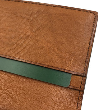 Paul Smith ポールスミス 名刺入れ メンズ レザー 牛革 カードケース パスケース ブラウン PSP367 中古 T1