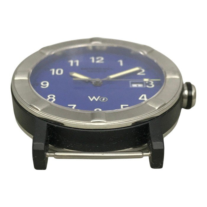 RAYMOND WEIL レイモンドウェイル 腕時計 メンズ アナログ クォーツ デイト W1 ラウンドフェイス シルバー/ネイビー 6100 中古 T1
