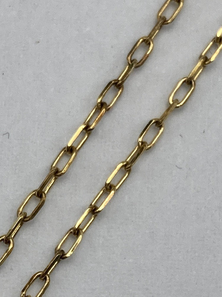 MARC JACOBS マークジェイコブス ロゴ ディスク エナメル ネックレス ホワイト 中古 D4